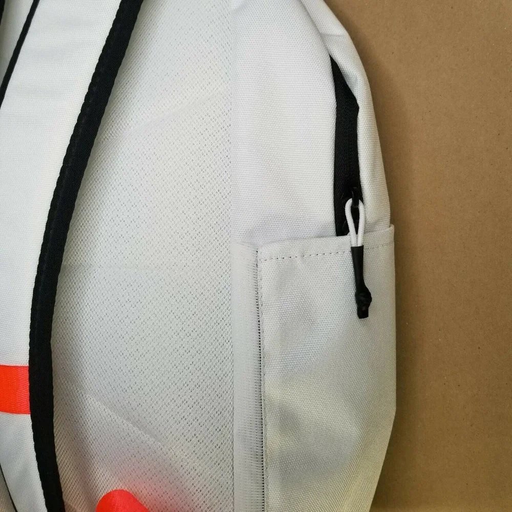 Nike Air Jordan Remix Backpack White 9A0167-001 Laptop Storage Inside New